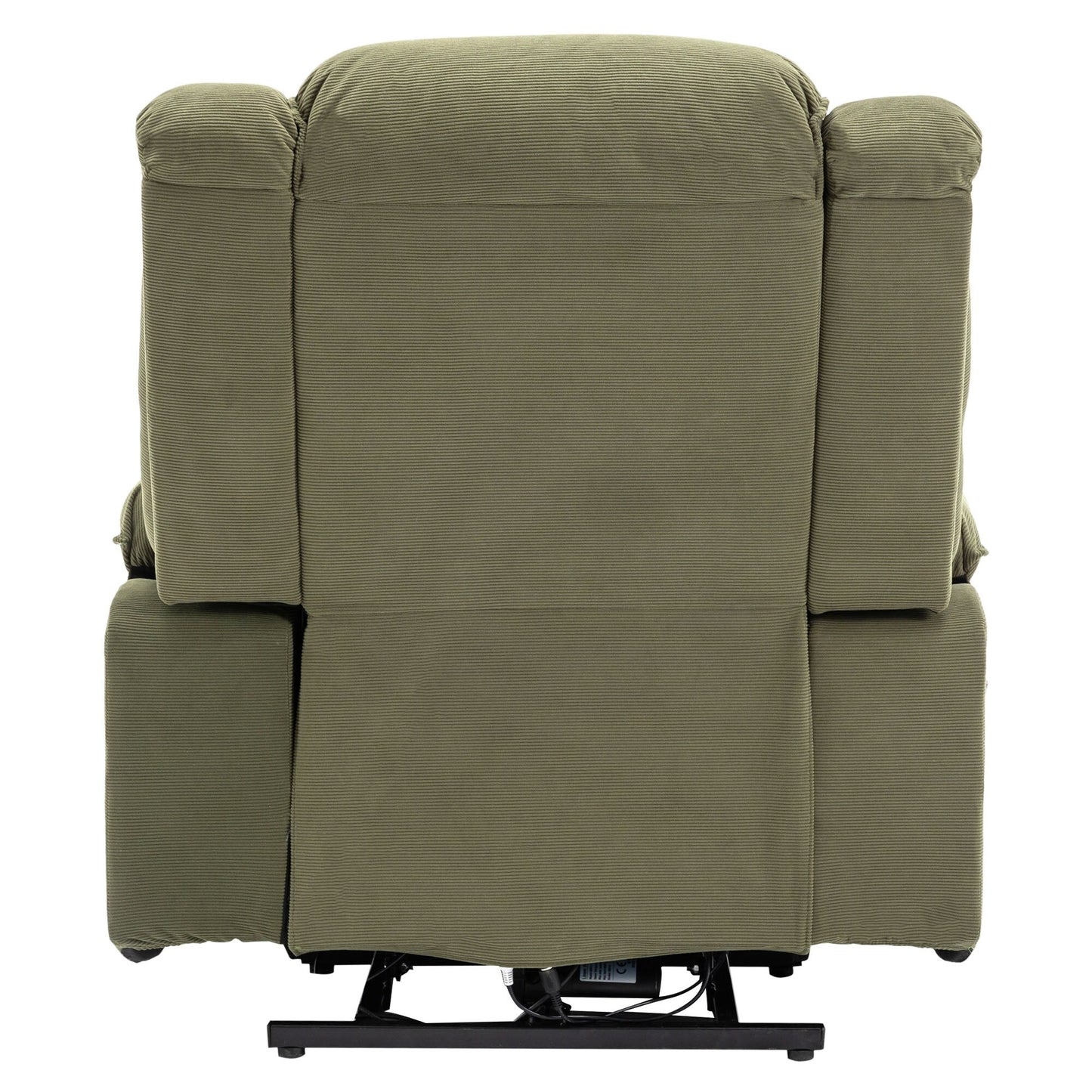 Fauteuil inclinable releveur beige pour personnes âgées avec massage, chauffage, inclinaison réglable, rangement latéral et plusieurs options de positionnement