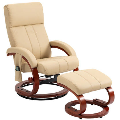 Fauteuil inclinable pivotant beige moderne 26