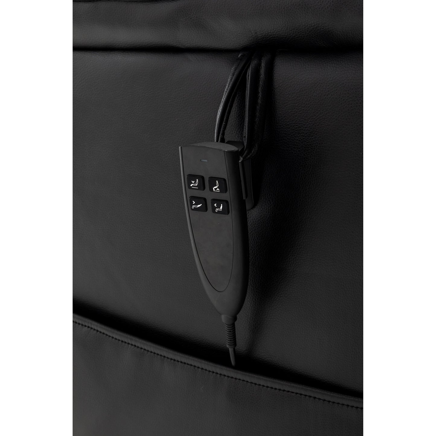 Fauteuil inclinable électrique surdimensionné beige avec moteur OKIN, fonction d'inclinaison à 180°, siège extra-large et poches de rangement latérales