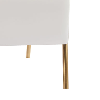 Canapé causeuse en tissu beige adapté aux animaux de compagnie avec coussin amovible