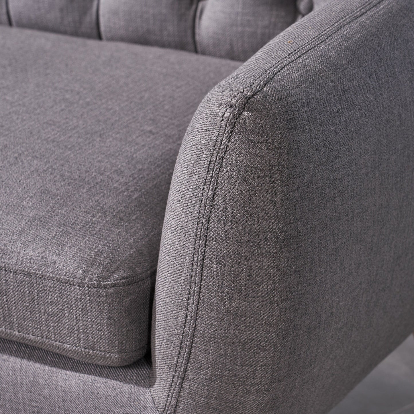 Petit canapé Bernice de style milieu de siècle par Christopher Knight Home