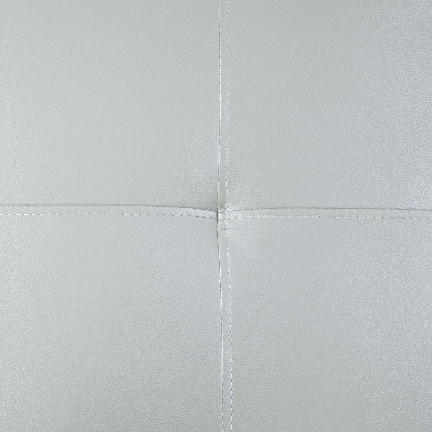 Ensemble de canapés de salon 3 pièces en cuir synthétique semi-PU noir et blanc