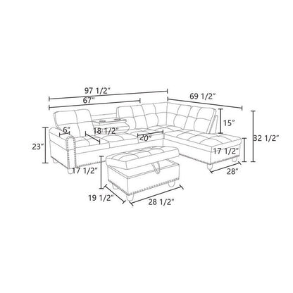 Ensemble de canapés 3 pièces en similicuir noir et cuir synthétique