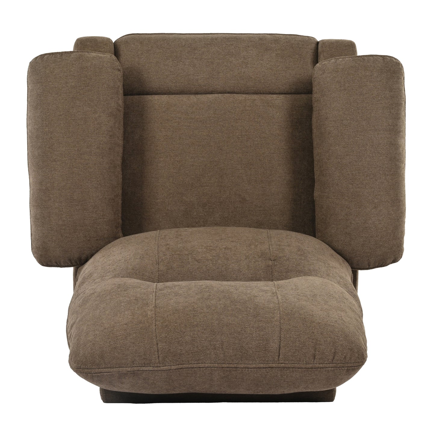 Fauteuil inclinable manuel noir avec massage et chauffage, structure robuste en bois massif et revêtement en tissu confortable