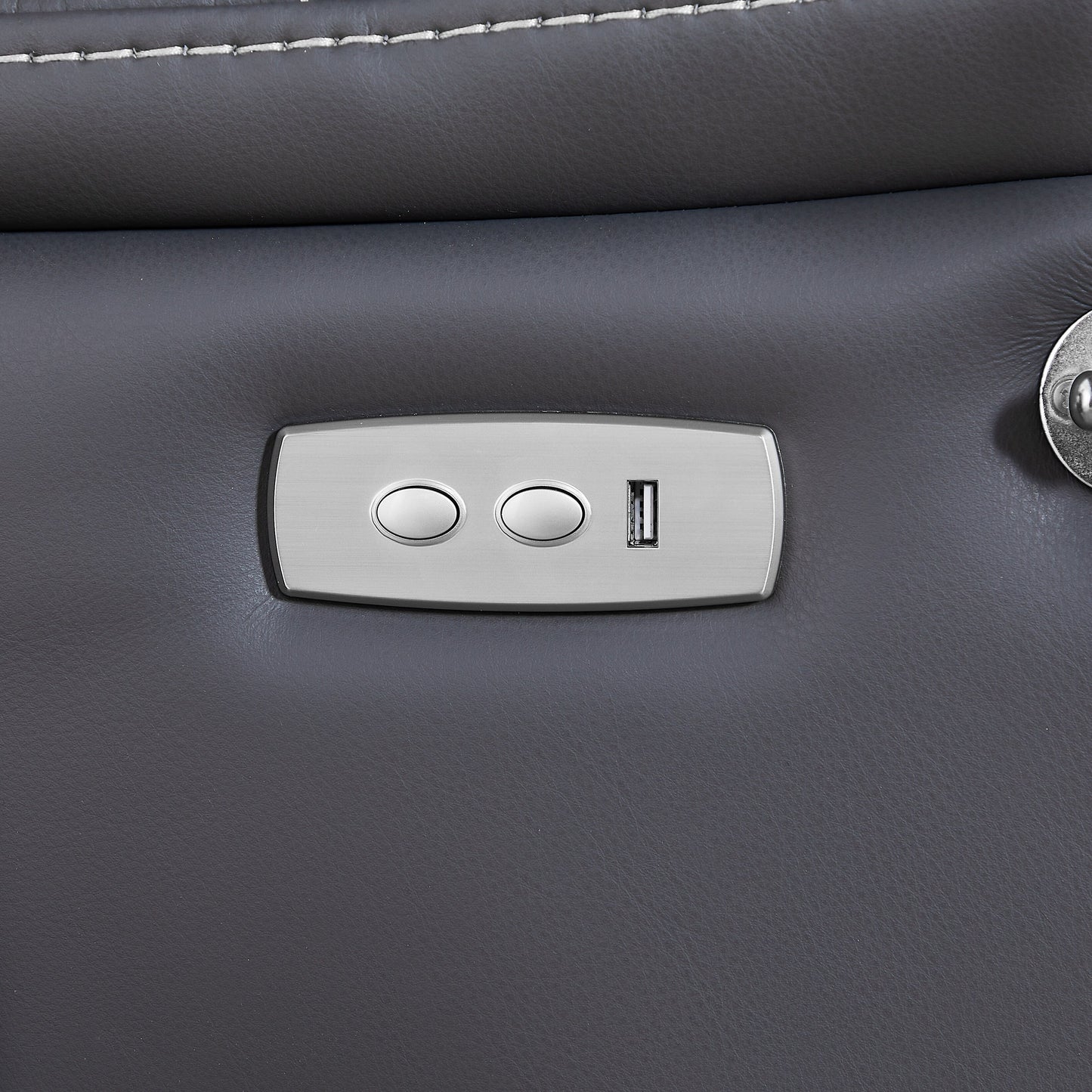 Fauteuil inclinable électrique noir, avec massage, chauffage, ports USB, support pour téléphone et poches latérales, inclinaison réglable jusqu'à 139°