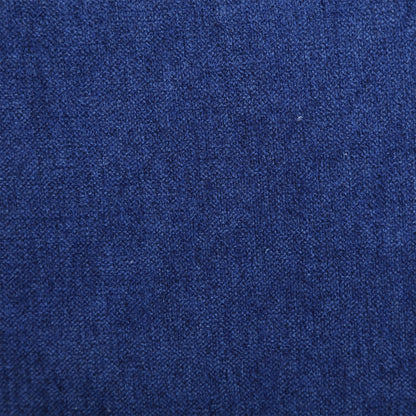 Canapé causeuse en lin bleu avec accoudoirs réglables