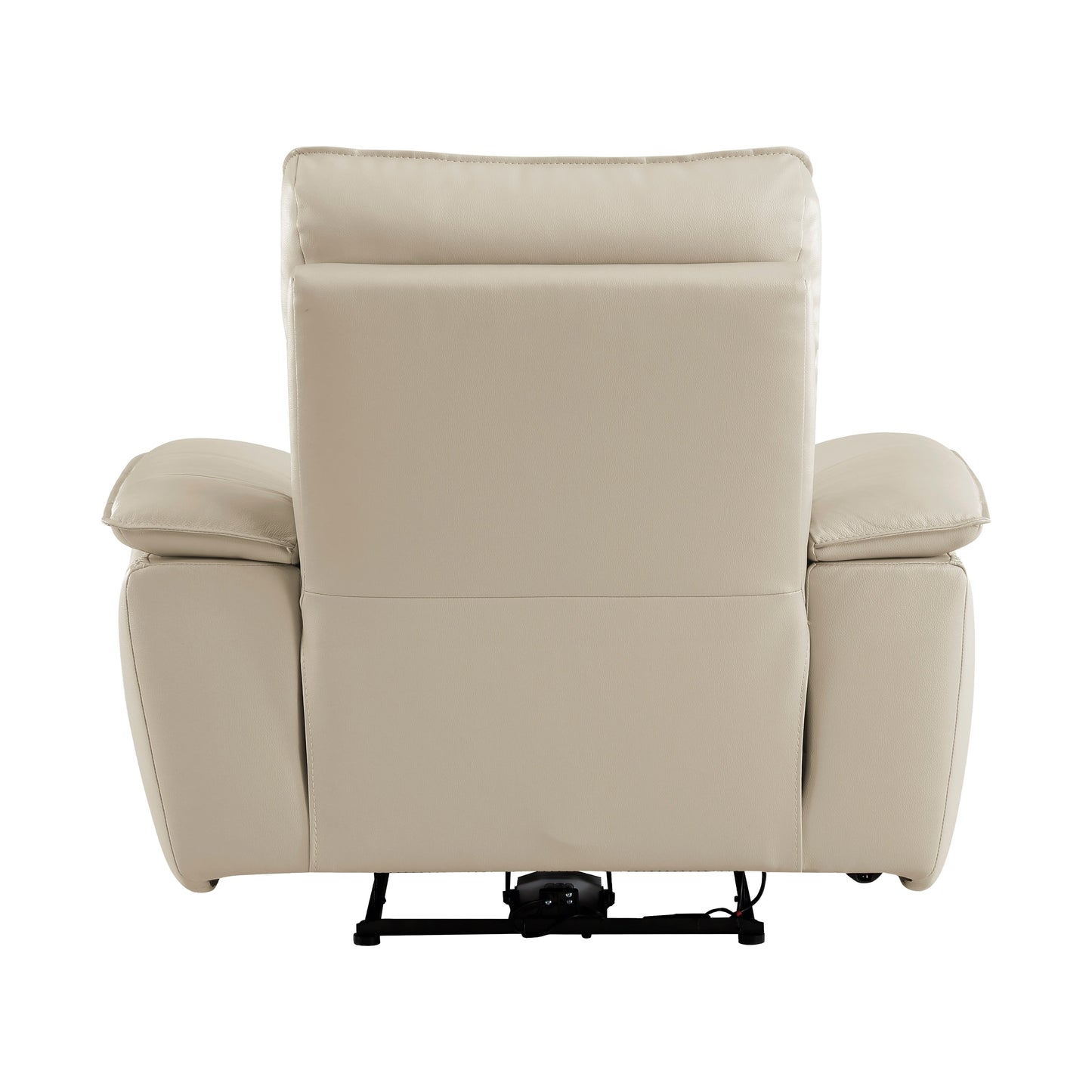 Fauteuil inclinable électrique Blythe en cuir assorti