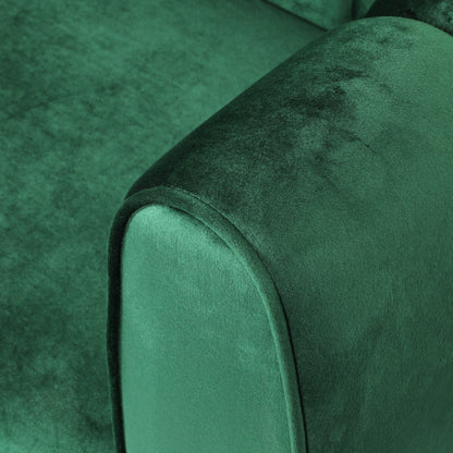 Canapé 3 places en velours moderne Bobran par Christopher Knight Home - 30,00 P x 83,25 L x 30,25 H