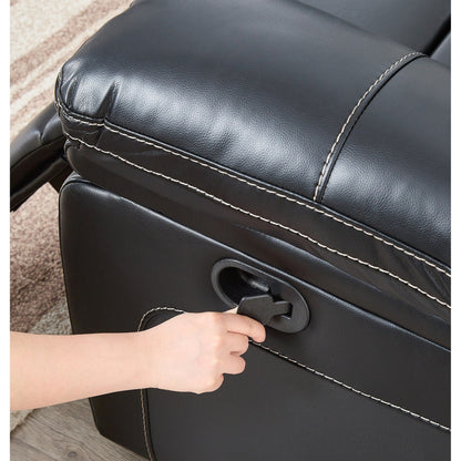 Fauteuil inclinable en cuir reconstitué