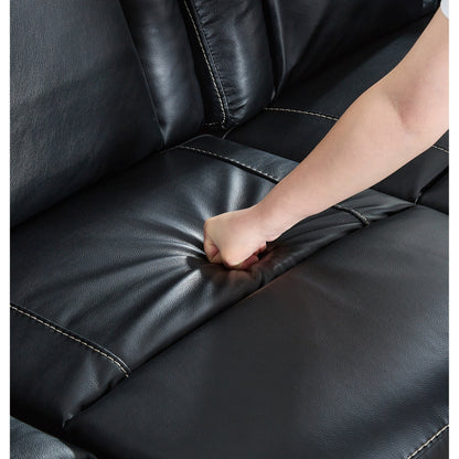 Fauteuil inclinable en cuir reconstitué
