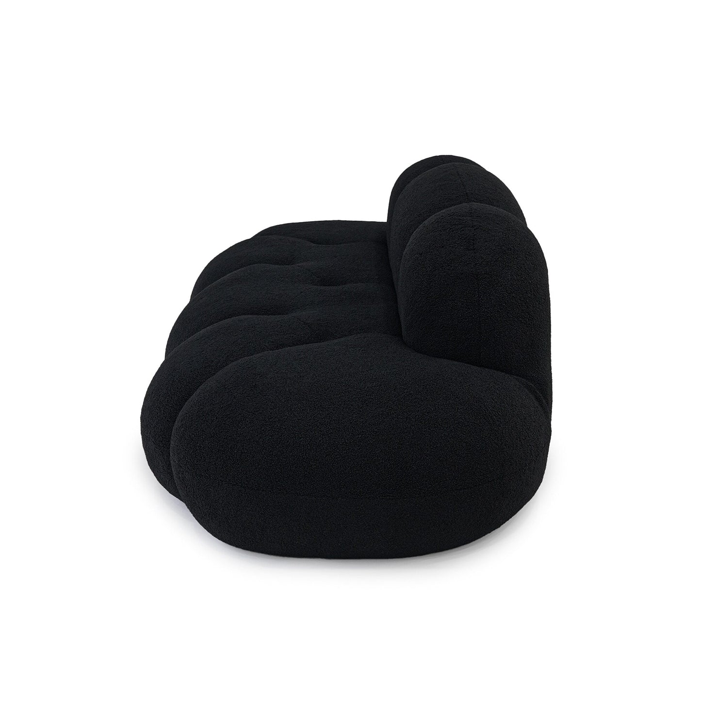 Canapé Cloud rembourré Boucle, canapé de sol moderne sans cadre