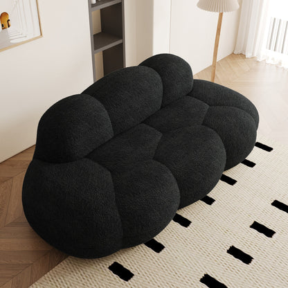 Canapé Cloud rembourré Boucle, canapé de sol moderne sans cadre