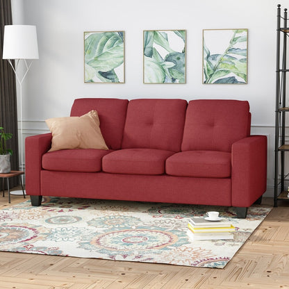 Canapé trois places Bowden en polyester par Christopher Knight Home