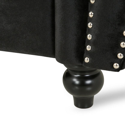 Canapé Bowie Glam en velours par Christopher Knight Home