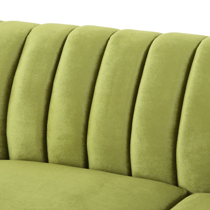 Canapé Bowie Glam en velours par Christopher Knight Home