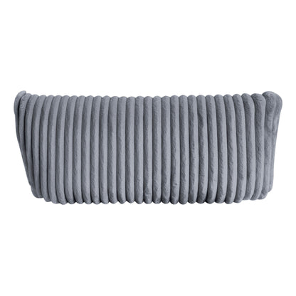 Fauteuil inclinable manuel pivotant en velours côtelé Braidy