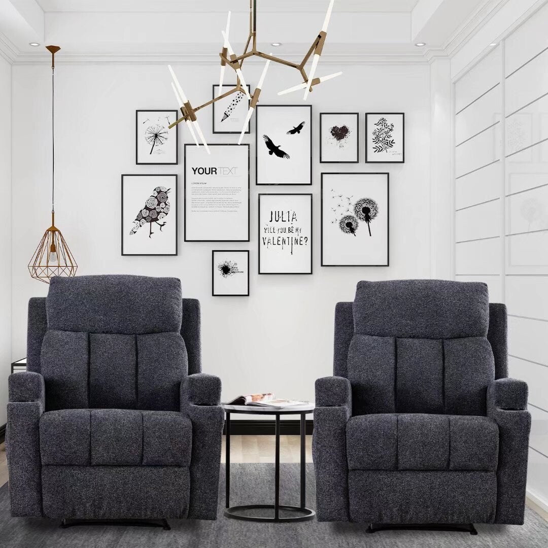 Fauteuil inclinable de massage et canapé simple manuel avec télécommande