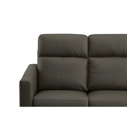 Canapé inclinable électrique Broadway en cuir avec appuie-têtes électriques par Flexsteel