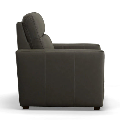 Fauteuil inclinable électrique Broadway en cuir de qualité supérieure avec appui-tête électrique par Flexsteel