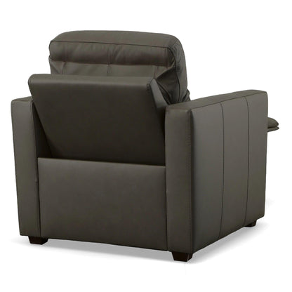 Fauteuil inclinable électrique Broadway en cuir de qualité supérieure avec appui-tête électrique par Flexsteel