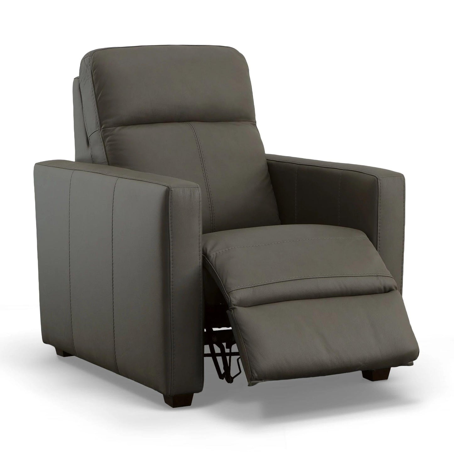 Fauteuil inclinable électrique Broadway en cuir de qualité supérieure avec appui-tête électrique par Flexsteel