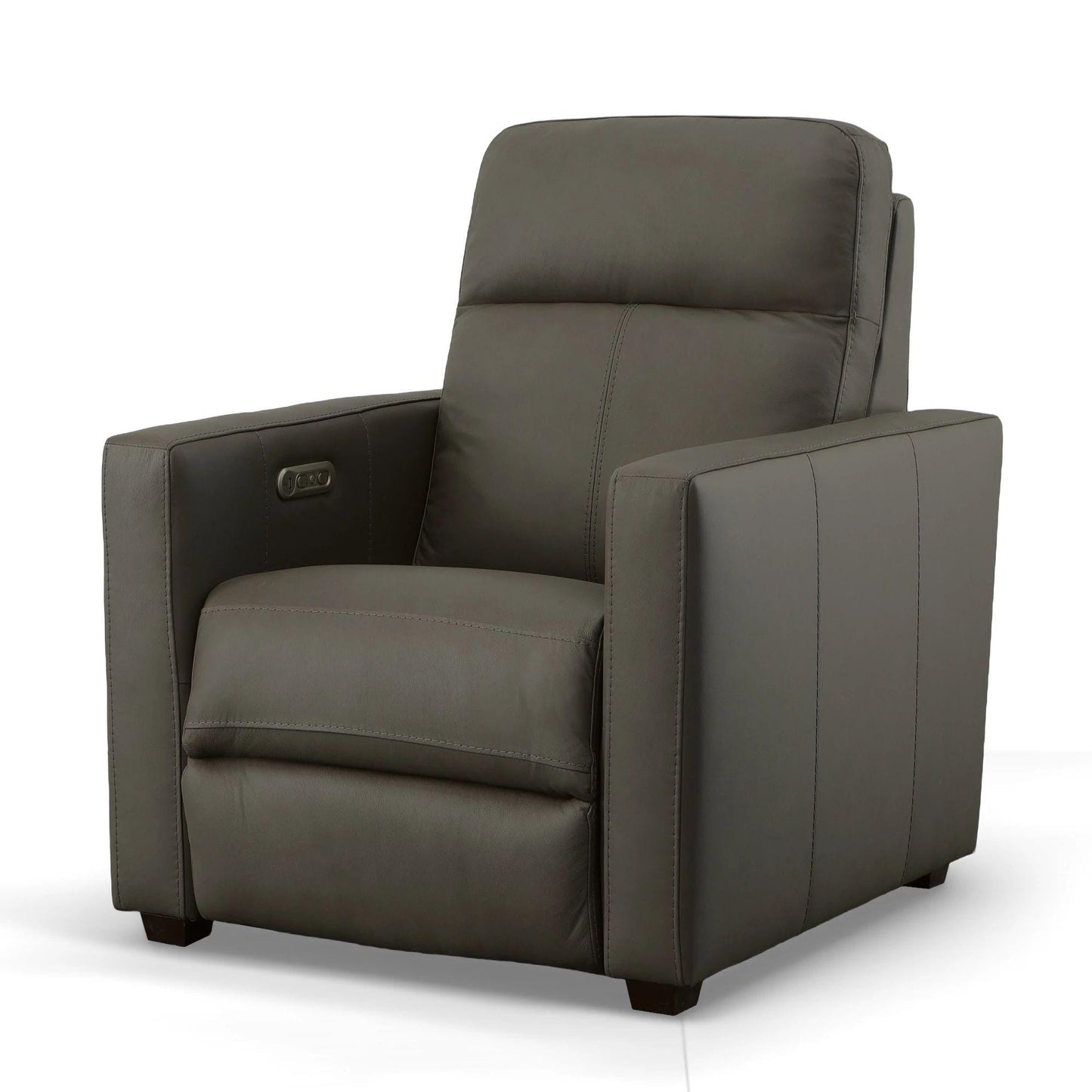 Fauteuil inclinable électrique Broadway en cuir de qualité supérieure avec appui-tête électrique par Flexsteel
