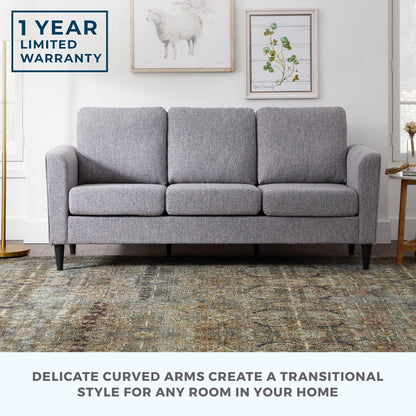 Canapé Brookside Clara 73 à accoudoirs incurvés rembourrés