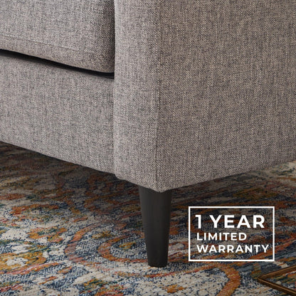 Canapé Brookside Ellen 75 à accoudoirs arrondis rembourré