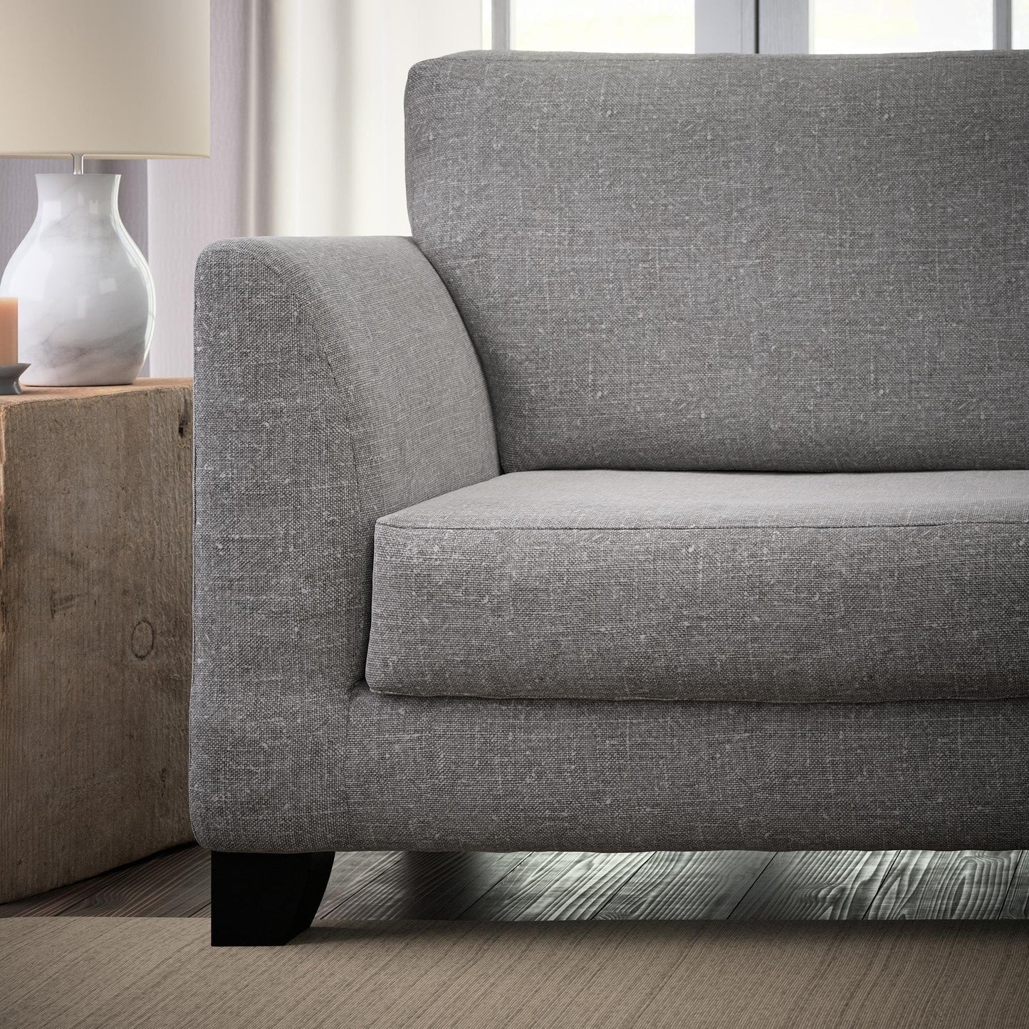 Canapé Brookside Holly 85 à accoudoirs évasés rembourrés