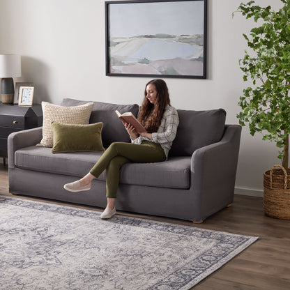 Canapé 3 places Brookside Nelle avec housse rembourrée