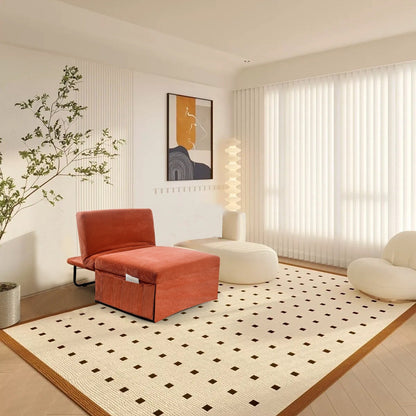 Canapé-lit convertible simple en velours côtelé marron moderne 36,61 po avec dossier inclinable pour salon