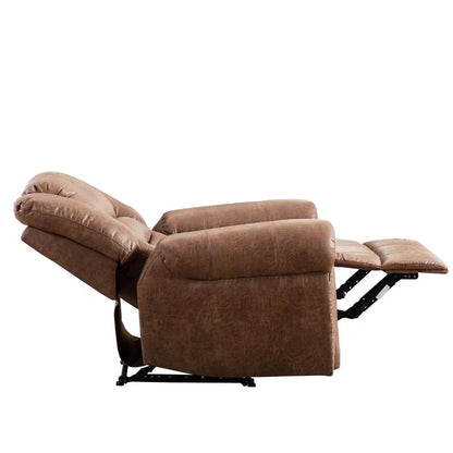 Fauteuil inclinable manuel classique et traditionnel avec accoudoirs et dossier confortables