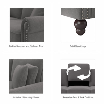 Grand canapé de salon 3 places Bush Furniture Coventry 85W