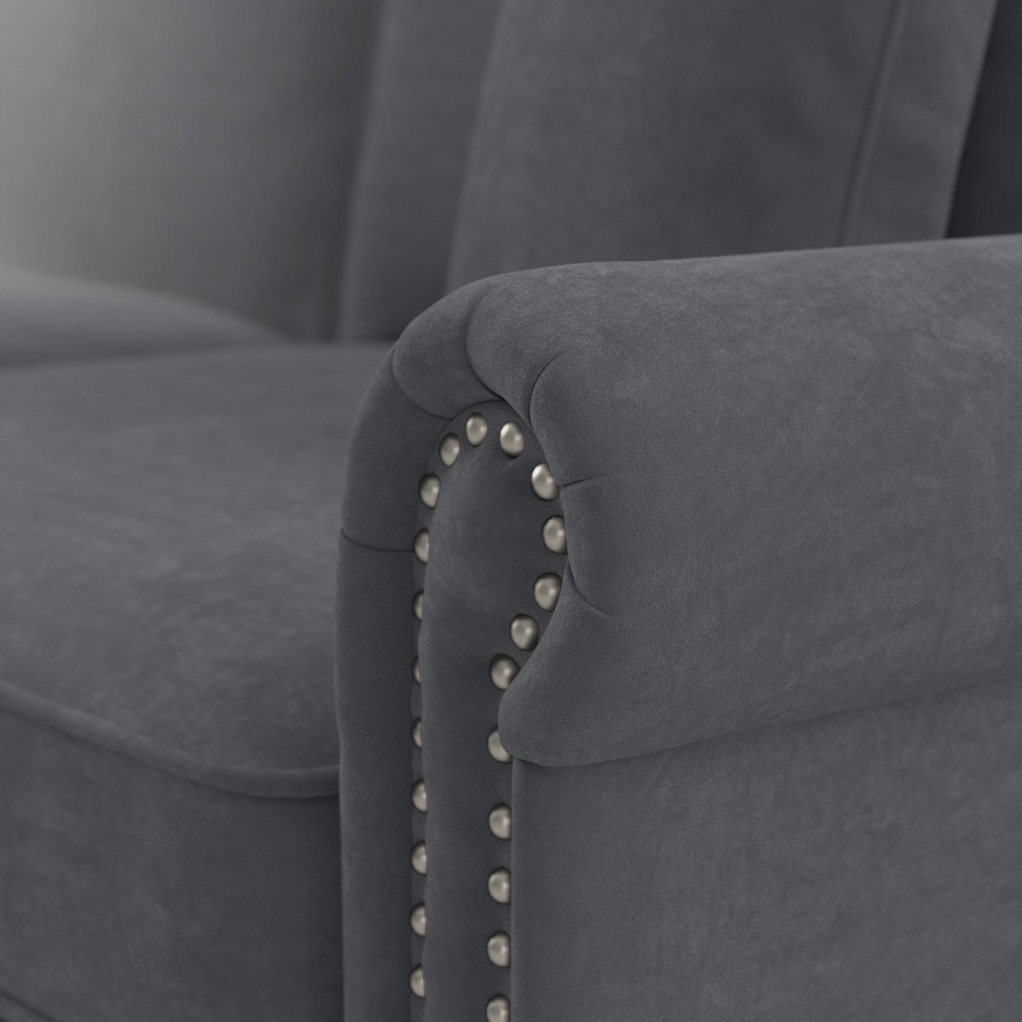 Grand canapé de salon 3 places Bush Furniture Coventry 85W