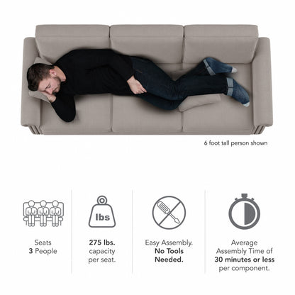 Grand canapé de salon 3 places Bush Furniture Coventry 85W