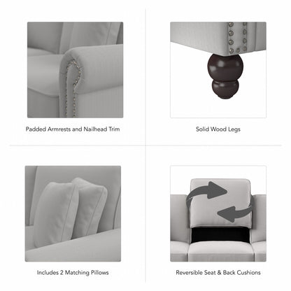 Grand canapé de salon 3 places Bush Furniture Coventry 85W