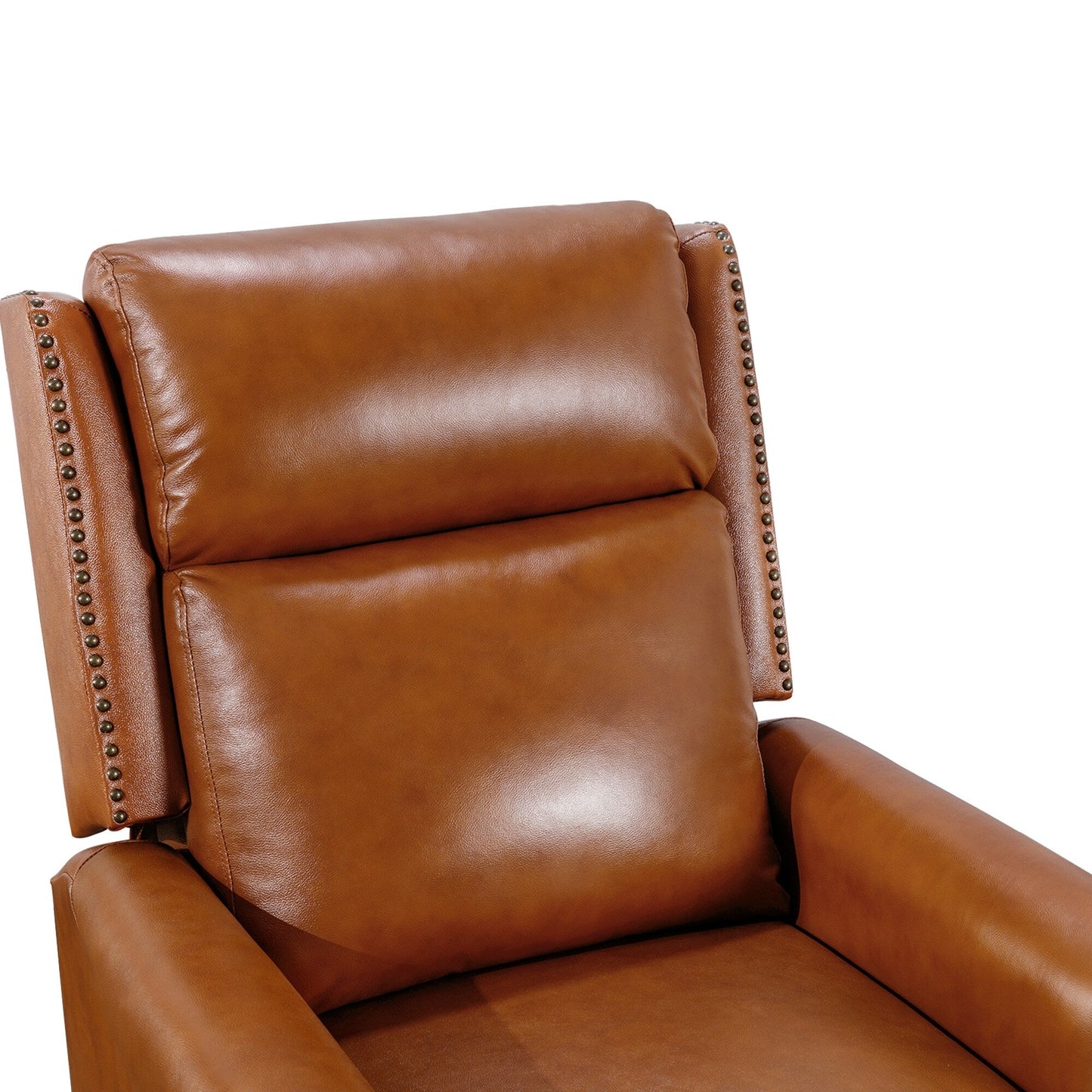 Fauteuil inclinable confortable en cuir véritable, réglable et inclinable, pour salon