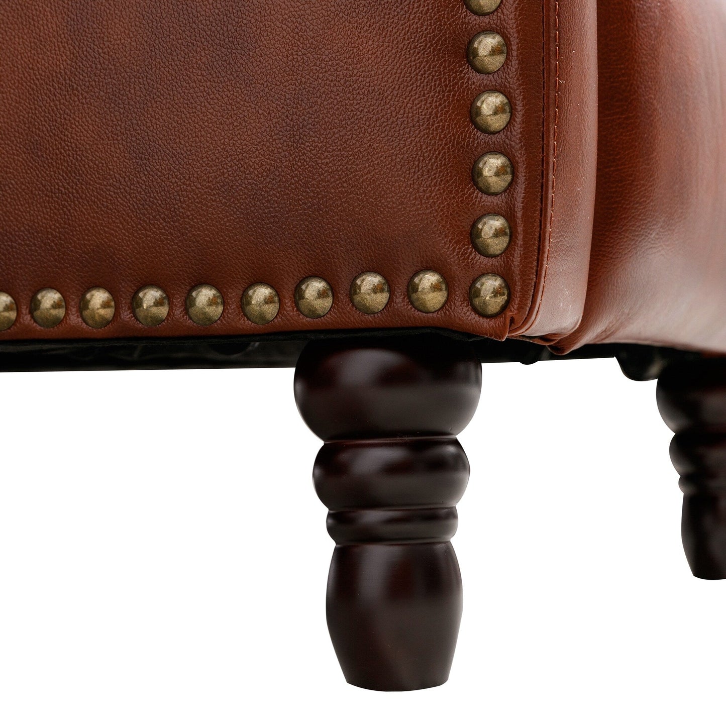 Fauteuil de salon confortable en cuir COZYMAN