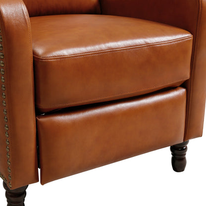 Fauteuil de salon confortable en cuir COZYMAN