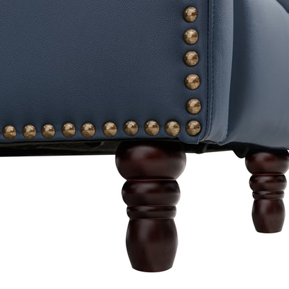 Fauteuil de salon confortable en cuir COZYMAN