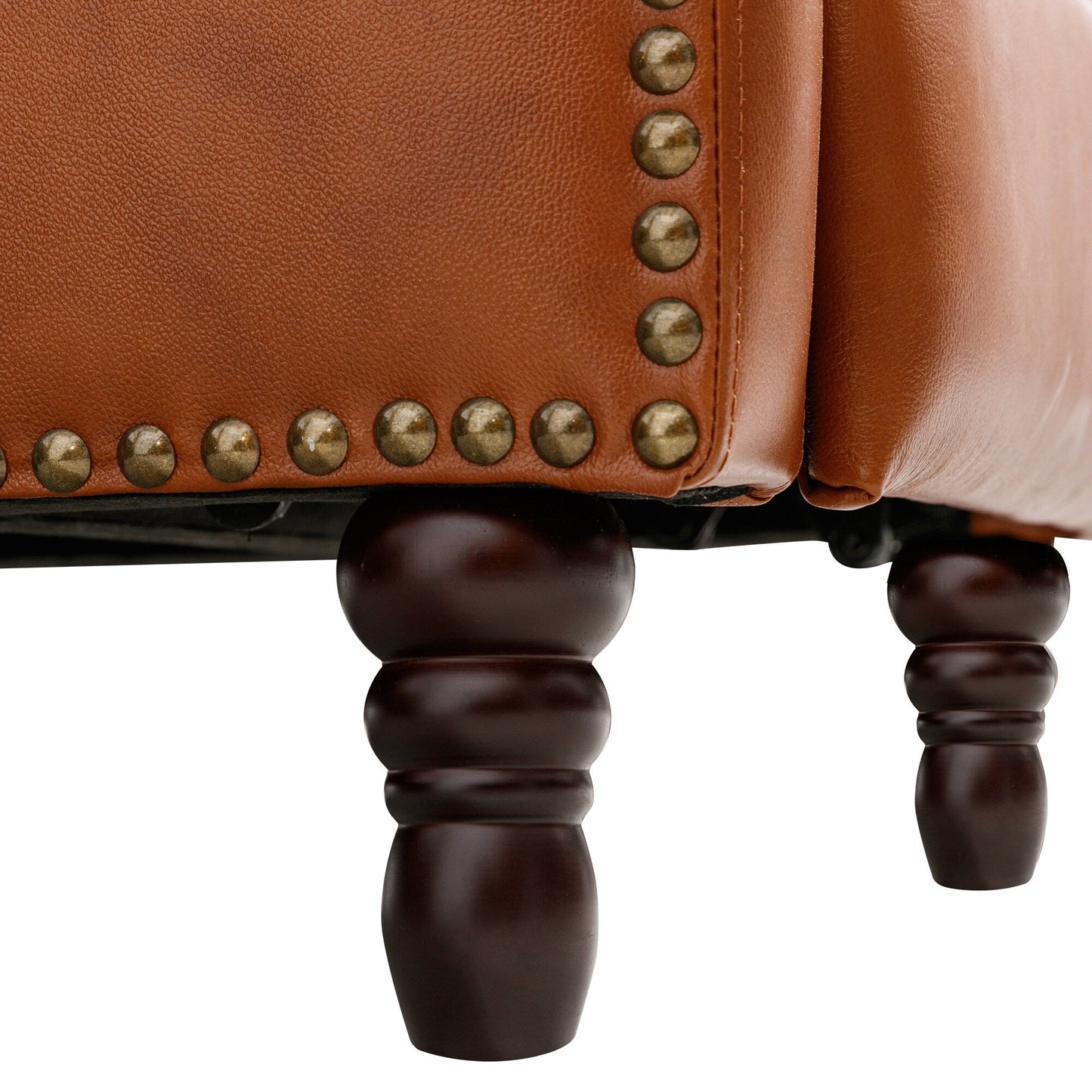 Fauteuil de salon confortable en cuir COZYMAN