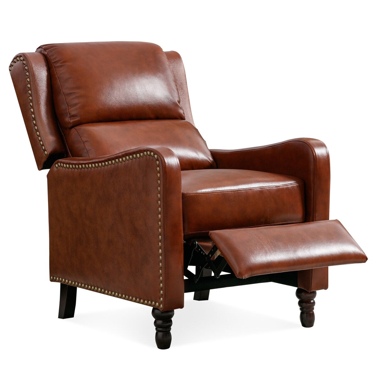 Fauteuil inclinable en cuir véritable COZYMAN, fauteuil confortable pour le salon