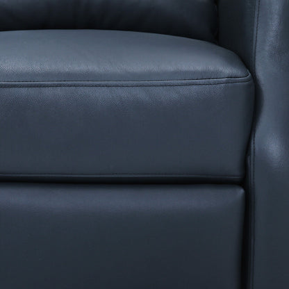 Fauteuil inclinable réglable en cuir véritable moderne COZYMAN avec siège à 3 positions