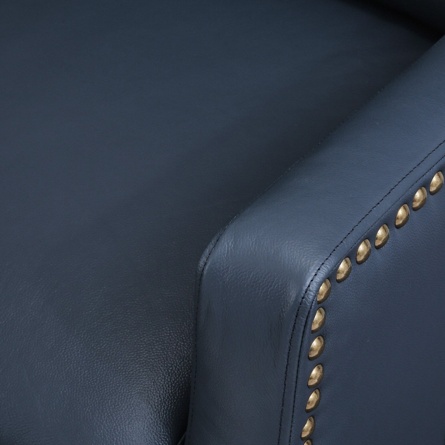 Fauteuils inclinables modernes en cuir véritable COZYMAN, fauteuils inclinables réglables avec accoudoirs confortables, lot de 2