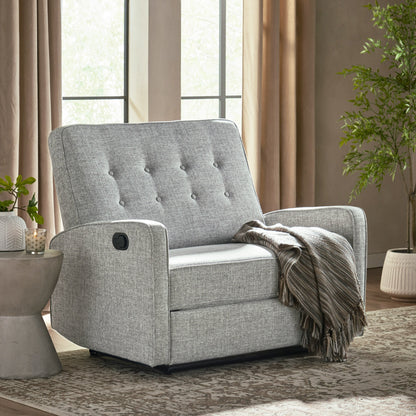 Fauteuil inclinable surdimensionné capitonné Calliope par Christopher Knight Home