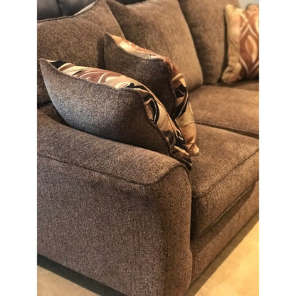 Canapé à dossier coussiné en tissu Camero de Roundhill Furniture