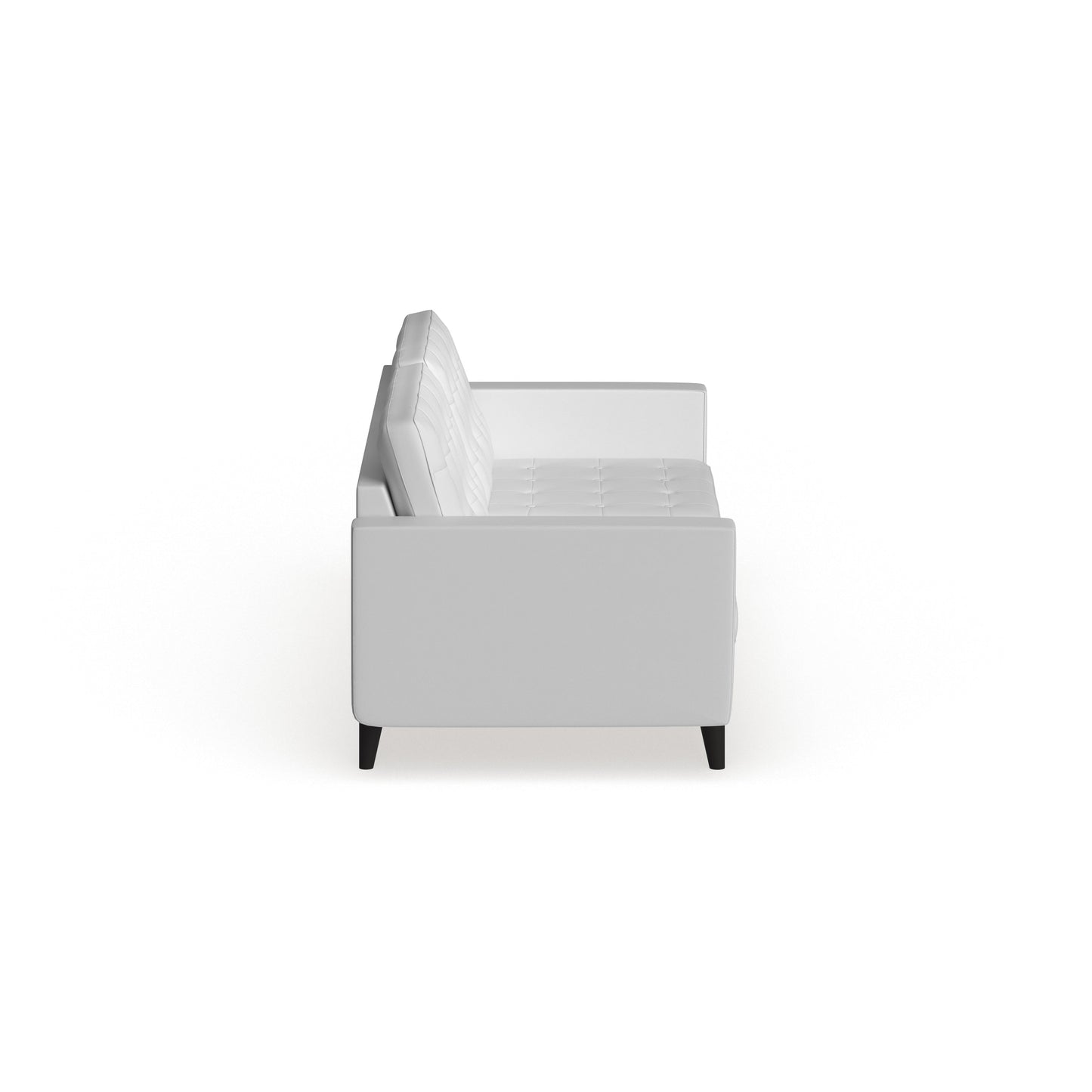 Canapé en cuir reconstitué capitonné Eggedal de Carson Carrington