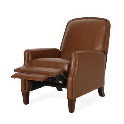 Fauteuil inclinable rembourré Cavanaugh avec garniture cloutée par Christopher Knight Home