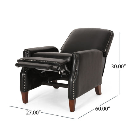 Fauteuil inclinable rembourré Cavanaugh avec garniture cloutée par Christopher Knight Home