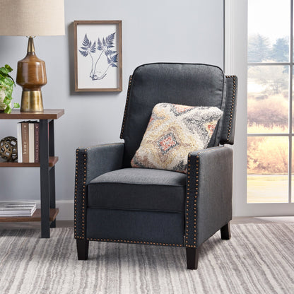 Fauteuil inclinable traditionnel en tissu Cecelia par Christopher Knight Home